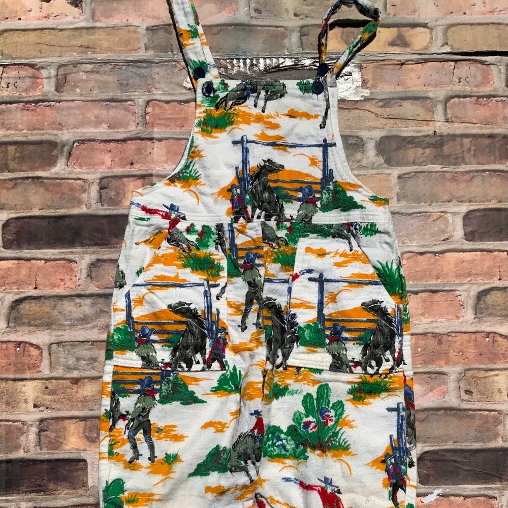 Vintage children’s western themed overalls